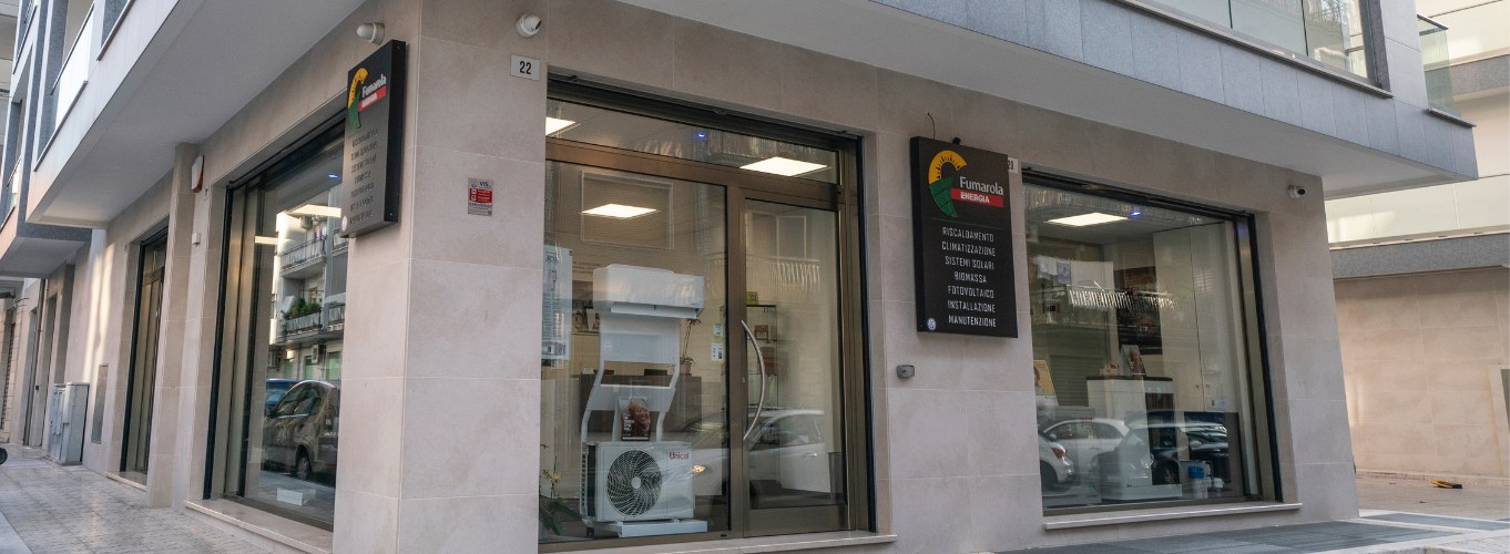 Showroom impianti energetici Fumarola Energia a Martina Franca