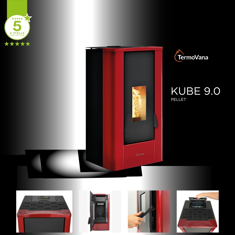 Stufa a pellet KUBE 9.0 - immagine 2